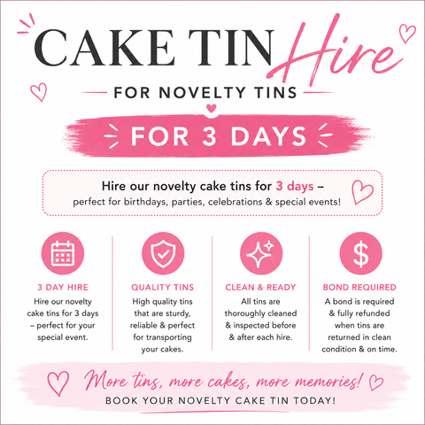 Cake Tins - Hire