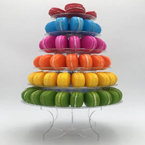 6 Tier Round Macaron Stand