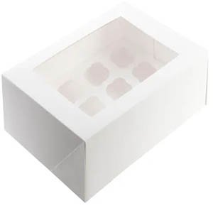 12 Cavity Cupcake Box - Packaging | Cake Deco Supplies