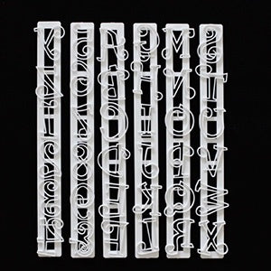 Funky Letters and Numbers Cutter Set