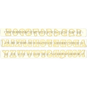 FMM Art Deco Alphabet & Number Set - Upper Case