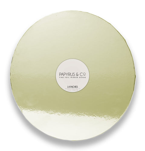 Gold Masonite 14" Cake Board