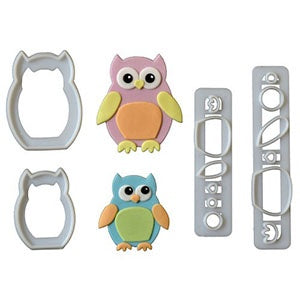 FMM Mummy &amp; Baby Owl Cutter Set