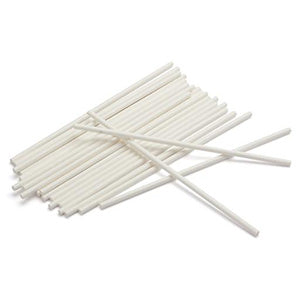 White Lollipop Paper Sticks