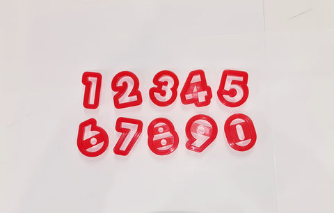 Fox Run Cookie Cutter Set  Numbers
