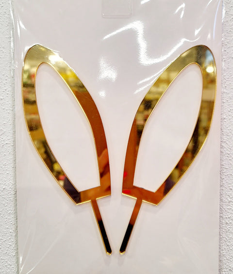 Acrylic - Bunny Ears Gold