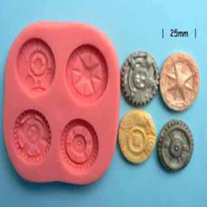 Steampunk, Cogs, Wheels, Compass Mould