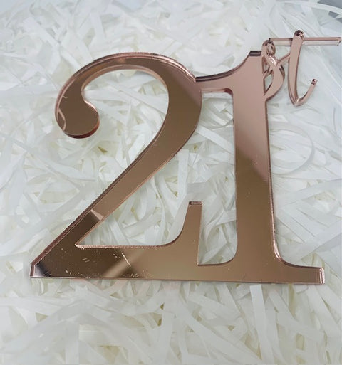 Acrylic - #21 Rose Gold Cake Fropper