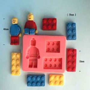 Toy Blocks &amp; Man Mould