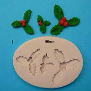 Three Leaf Holly Mould