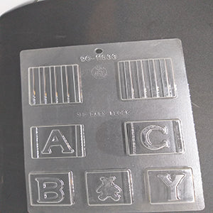 3D Baby Blocks Chocolate Mould