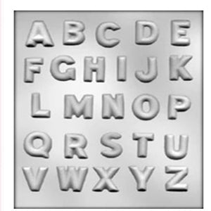 Alphabet Candy Mould