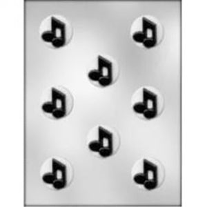 Music Round Note Chocolate Mould