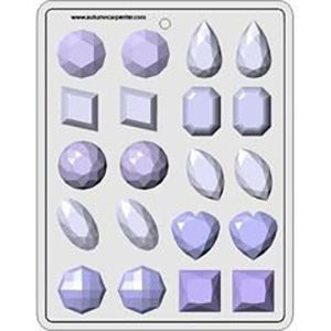 Gems Medium Hard Candy Mould