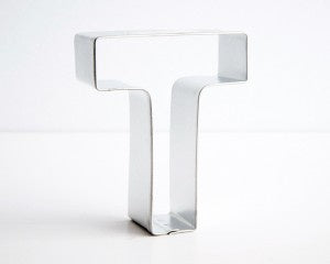 Letter T Cookie Cutter