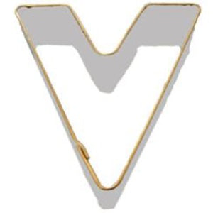 Letter V Cookie Cutter