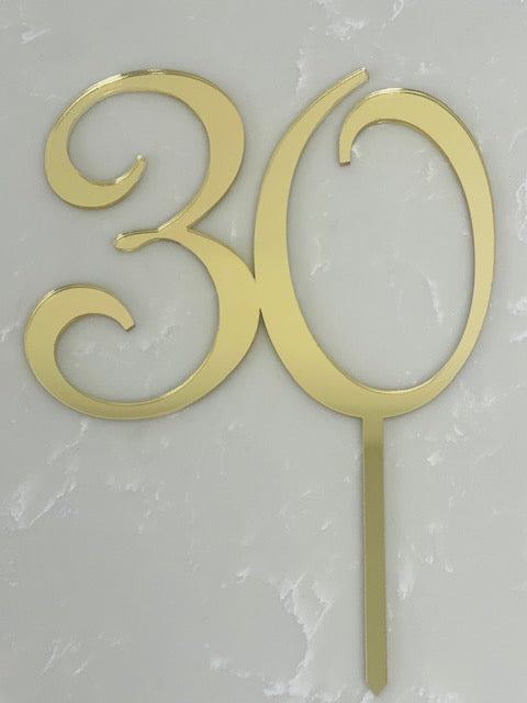 Acrylic #30 Topper