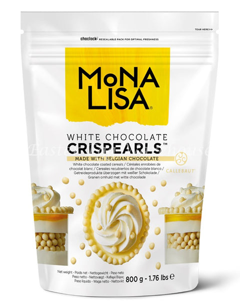 Mona Lisa Crispearls - White 800g