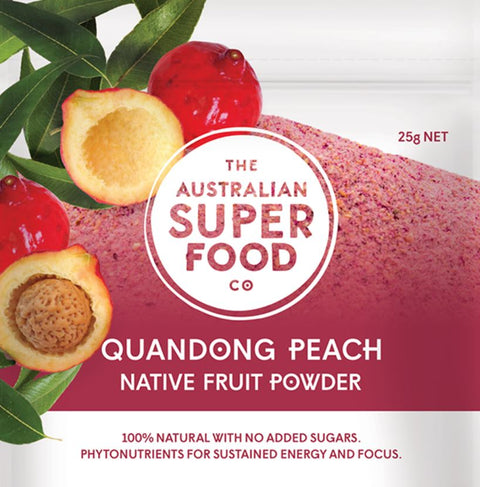 The Australian Super Food Co Freeze Dried Quandong Peach 25g