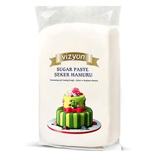 Vizyon Sugar Paste 250g White