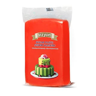 Vizyon Sugar Paste 250g   Red