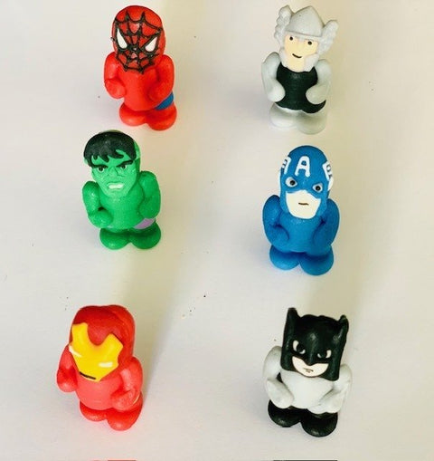 Edible Toppers- 3D Superheroes