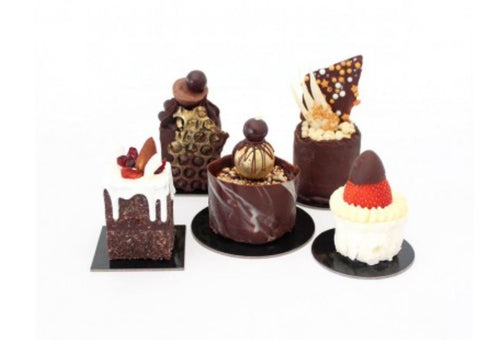 Dessert Board  Black Round 50pk