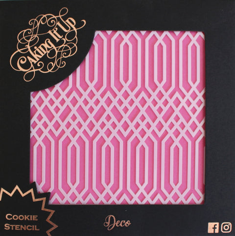 Caking It Up Cookie Stencil - Deco