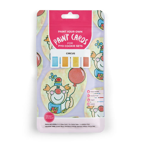 Sweet Sticks Paint Cards Circus