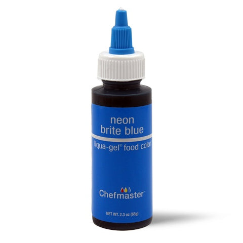 Chefmaster Neon Brite Blue Food Gel 65g