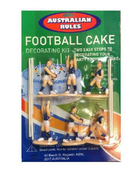 Plastic AFL Football Cake Topper