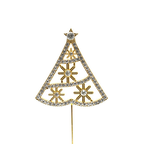 Diamante Gold Christmas Tree Topper