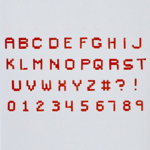 Fmm Pixel Alphabet and Number Set