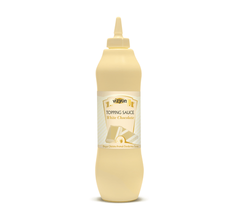 Vizyon Topping Sauce 1kg White Chocolate