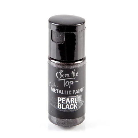 Over The Top Edible Paint 15ml  Pearl Black