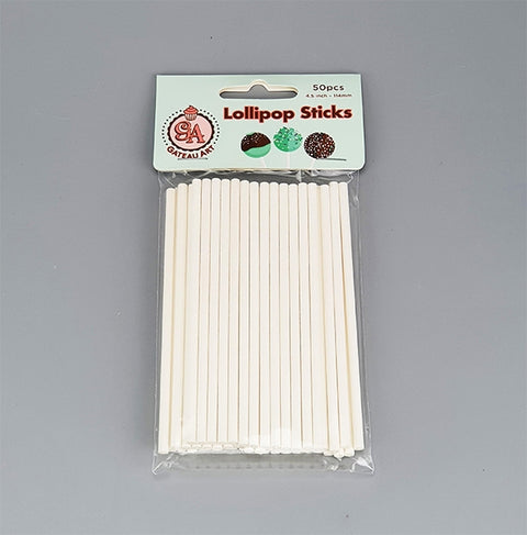 Lollipop Sticks 4.5 inch 50 Pack