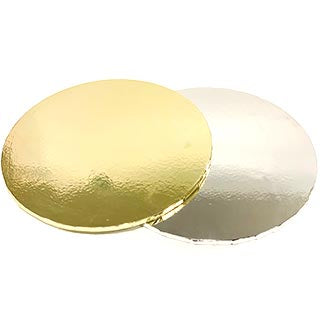 Masonite Mirror Cake Board Round 8" - Various Colours