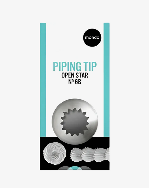 Mondo Piping Tip 6B Open Star