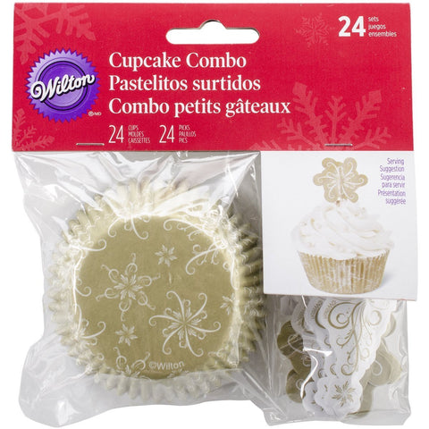 Wilton Cupcake Combo - Sparkle & Cheer (24 count)