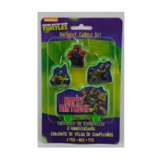 Teenage Mutant Ninja Turtles Birthday Candle Set