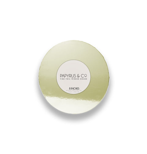 Papyrus & Co Cake Board Round Gold Mirror  10"