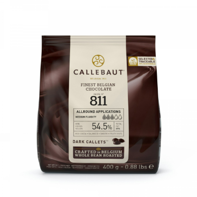 Callebaut Dark #811 54.5% Couverture Chocolate 400g