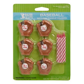 Candle - Baseball Candle Set