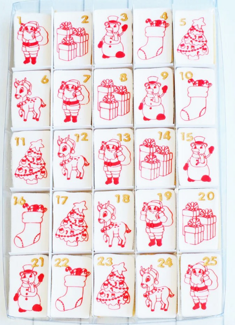 Acetate Box Advent / Calendar 33x21.5x2cm