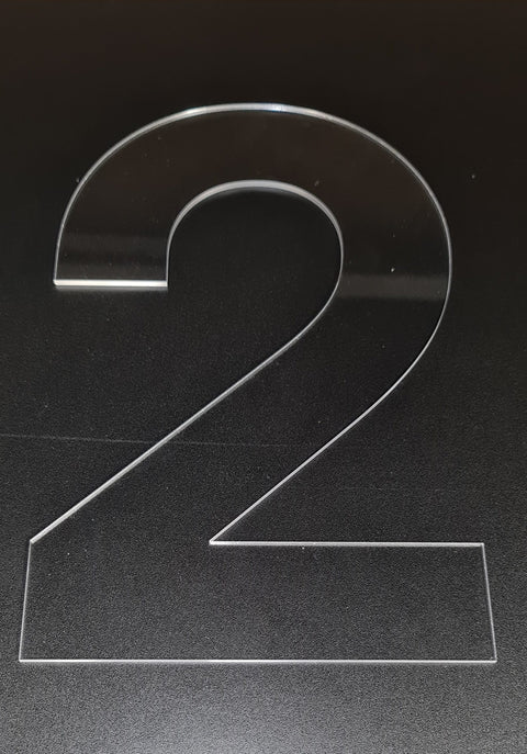 Acrylic Number Template - #2