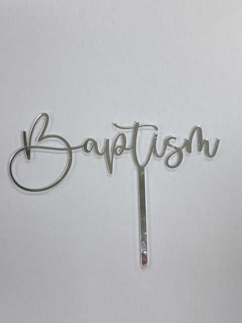 Acrylic - Baptism Topper
