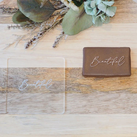 Sweet Themes - Beautiful Deboss Cookie Stamp