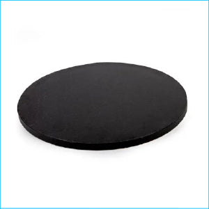 Drum Cake Board Round Black 10"