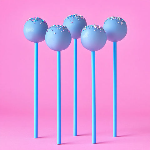 Blue Lollipop Sticks