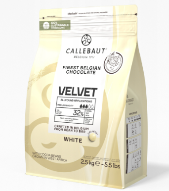 Callebaut Velvet 32% Chocolate 2.5kg